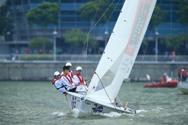Team Malaysia skippered by Megat Ahmad Aslam  - 3rd Asia Pacific Student Cup 2014 © Howie Choo